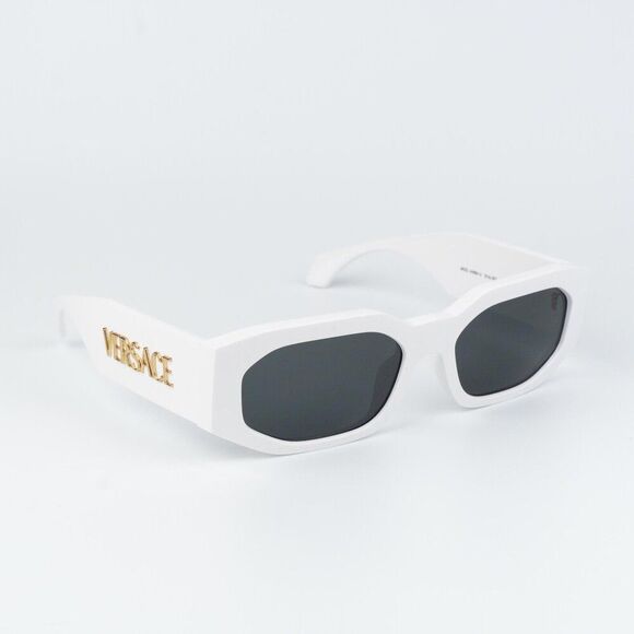 Versace Women Sunglasses White Grey Rectangle VE4489U 314/87 NEW AUTHENTIC main image 6